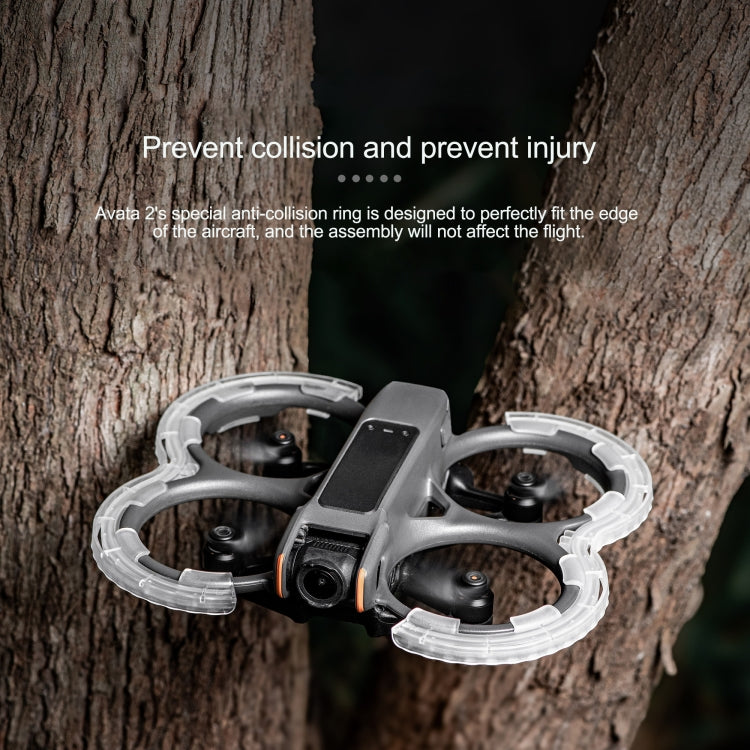 For DJI Avata 2 STARTRC Central Control TPU Protective Guard Anti-collision Ring Cover (Transparent) - free shipping - PMC TechLife - Order now!
