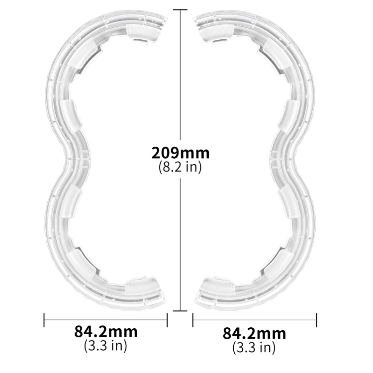 For DJI Avata 2 STARTRC Central Control TPU Protective Guard Anti-collision Ring Cover (Transparent) - free shipping - PMC TechLife - Order now!