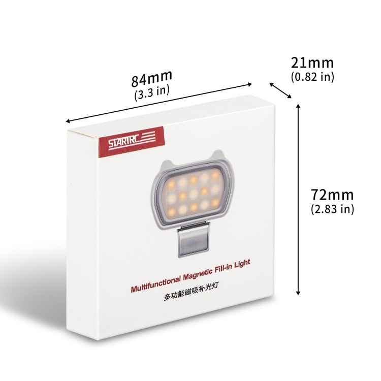 STARTRC Multi-functional Universal Cat-ears Magnetic Fill Light Beauty Selfie Light for DJI OM6/OM SE/OM 5/OM4 SE(Grey) -  by STARTRC | Online Shopping South Africa | PMC TechLife | Buy Now Pay Later Mobicred