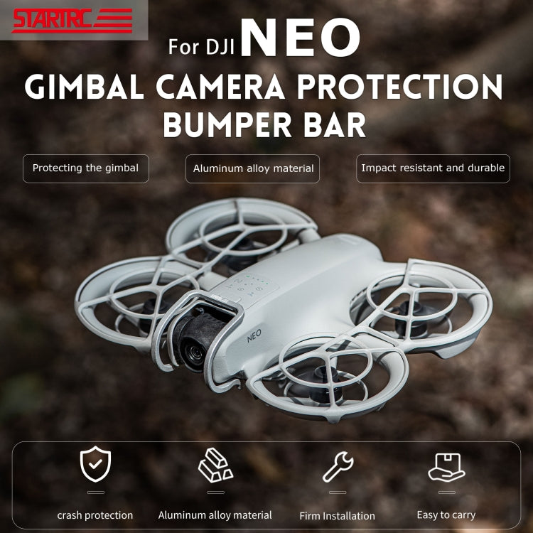 For DJI Neo STARTRC Gimbal Lens Anti-collision Aluminum Alloy Guard Bumper (Silver) - free shipping - PMC TechLife - Order now!