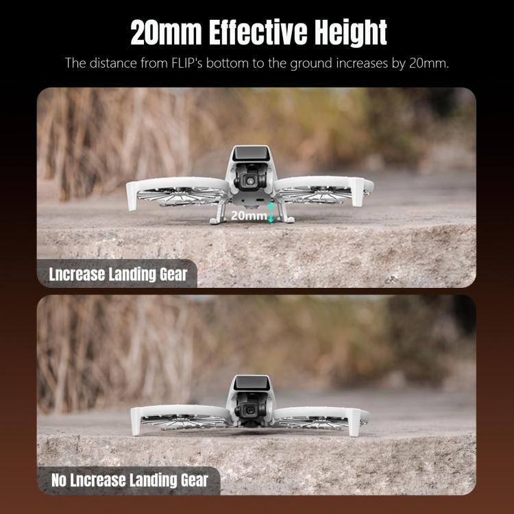 For DJI Flip STARTRC LED Light Folding Heightened Landing Gear Training Rack - free shipping - PMC TechLife - Order now!