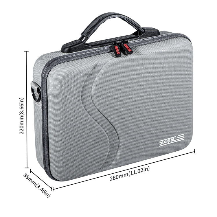 For Mini 4K / Mini 2 / Mini 2 SE STARTRC Waterproof Shoulder Storage Bag Handbag (Grey) - free shipping - PMC TechLife - Order now!
