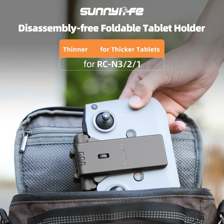 Sunnylife Remote Controller Tablet Holder Stand For DJI RC-N3 / RC-N2 / RC-N1 (Black) - free shipping - PMC TechLife - Order now!