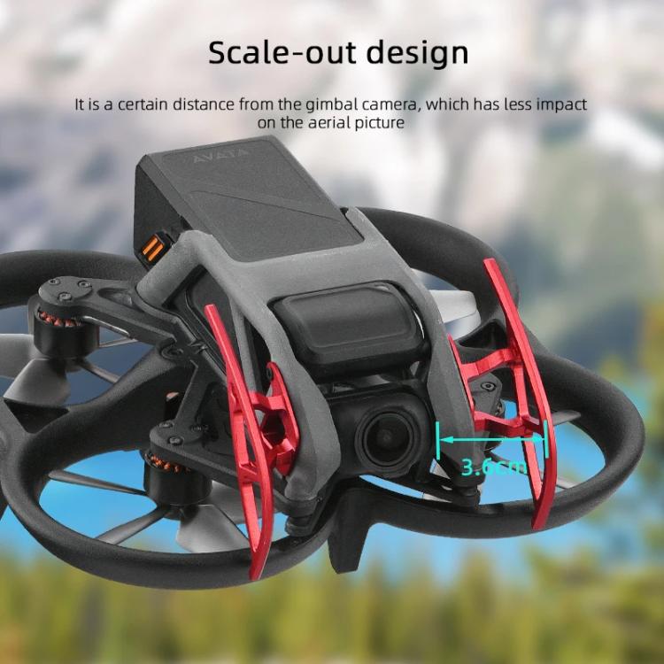 For DJI Avata BRDRC Gimbal Lens Anti-collision Aluminum Alloy Guard Bumper (Black) - free shipping - PMC TechLife - Order now!