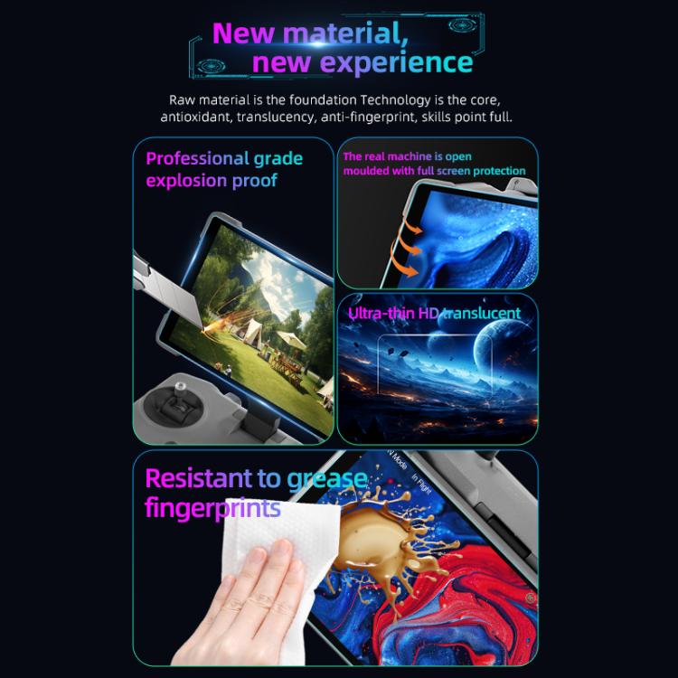 STARTRC HD AR Tempered Glass Film for DJI Mavic 4 Pro / RC Pro 2 (Transparent) - free shipping - PMC TechLife - Order now!