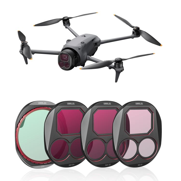For DJI Mavic 4 Pro STARTRC 4 in 1 CPL ND8 ND32 ND64 Lens Filter Kit - free shipping - PMC TechLife - Order now!