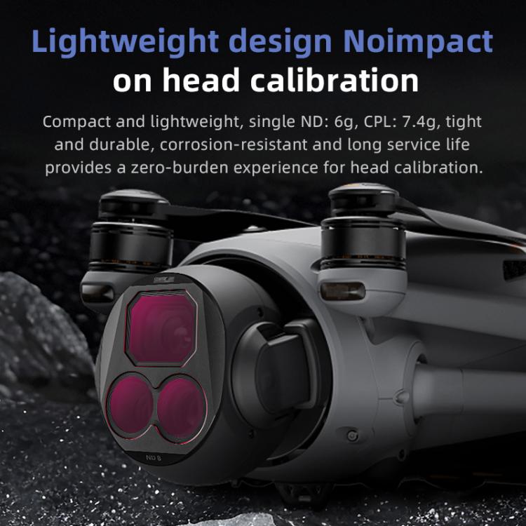 For DJI Mavic 4 Pro STARTRC 4 in 1 CPL ND8 ND32 ND64 Lens Filter Kit - free shipping - PMC TechLife - Order now!
