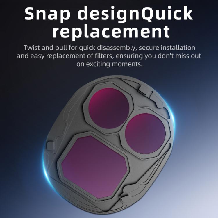 For DJI Mavic 4 Pro STARTRC 4 in 1 CPL ND8 ND32 ND64 Lens Filter Kit - free shipping - PMC TechLife - Order now!