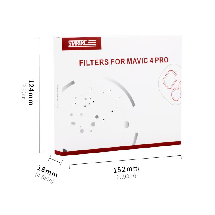 For DJI Mavic 4 Pro STARTRC 4 in 1 CPL ND8 ND32 ND64 Lens Filter Kit - free shipping - PMC TechLife - Order now!
