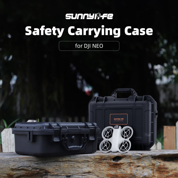 For DJI Neo Sunnylife Safety Carrying Case Waterproof Shock-proof Hard Travel Case (Black) - free shipping - PMC TechLife - Order now!