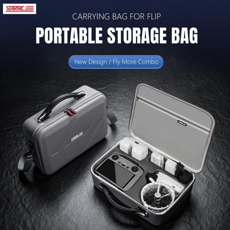 For DJI Flip STARTRC Shoulder Storage Bag Handbag (Grey) - free shipping - PMC TechLife - Order now!