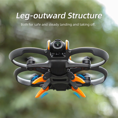 For DJI AVATA 2 Sunnylife LG797 Landing Gear Extensions Heightened Spider Gears Support Leg (Orange) -  by Sunnylife | Online Shopping South Africa | PMC Jewellery | Buy Now Pay Later Mobicred