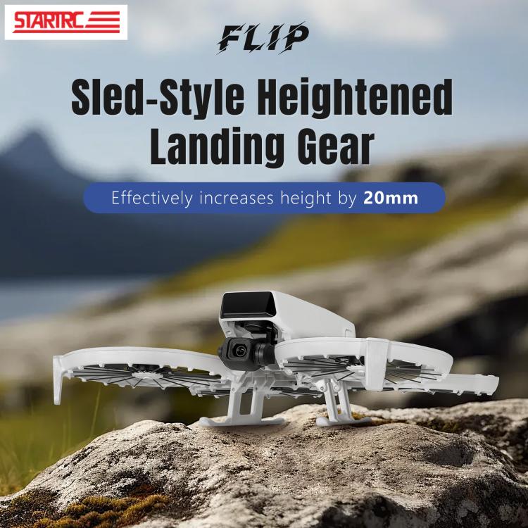 For DJI Flip STARTRC Folding Anti-fall Anti-dirt Heightened Landing Gear Training Rack (Grey) - free shipping - PMc TechLife - Order now!