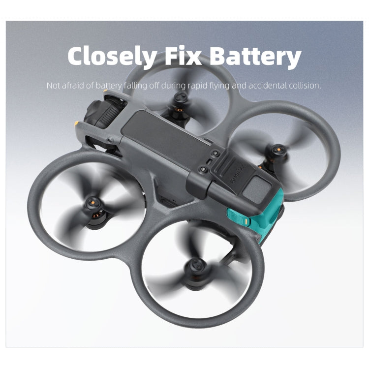 For DJI Avata 2 Sunnylife Battery Anti-release Buckle Clip Lock-up Anti-falling Battery Safety Lock Buckle Guard (Black) - free shipping - PMC TechLife - Order now!
