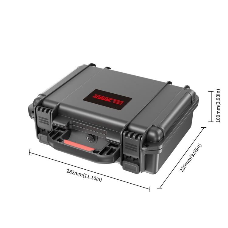 For Insta360 X4 STARTRC Waterproof EVA ABS Dual-layer Suitcase Storage Box (Black) - free shipping - PMC TechLife - Order now!