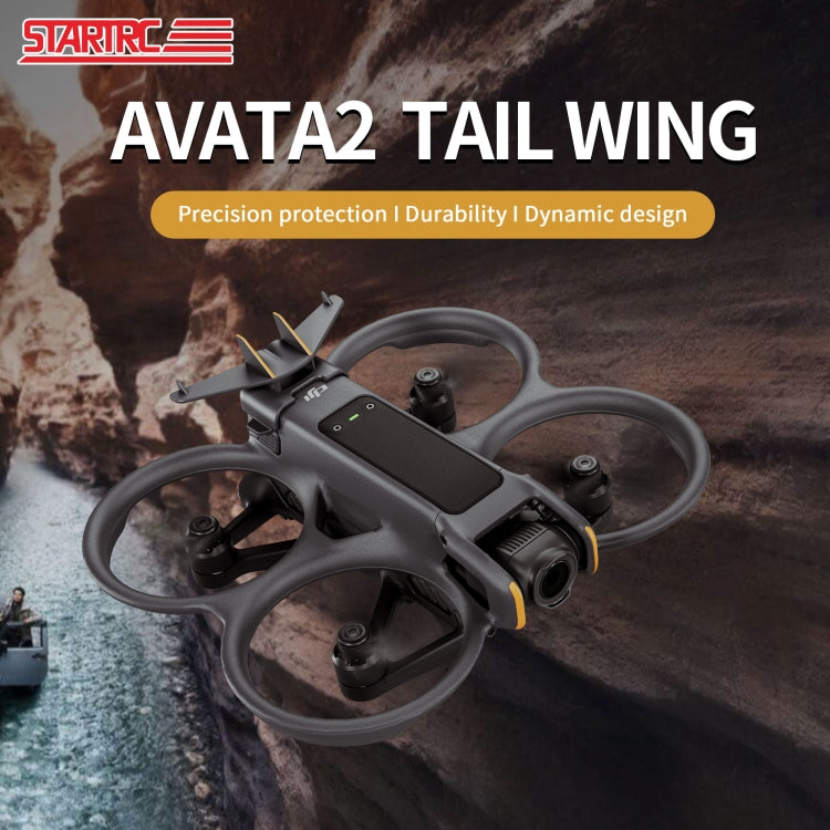 For DJI Avata 2 STARTRC Battery Quick-release Flying Tail Cover (Black) - Other by STARTRC | Online Shopping South Africa | PMC TechLife | Buy Now Pay Later Mobicred