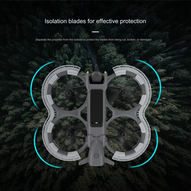 For DJI Avata 2 STARTRC Drone LED Propeller Protective Guard Anti-collision Ring (Transparent) - free shipping - PMC TechLife - Order now!