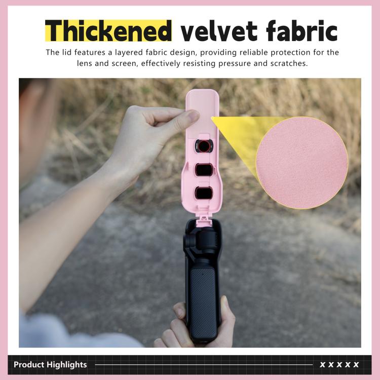 For DJI Osmo Pocket 3 STARTRC Storage Box Protective Case with Lanyard (Pink) - free shipping - PMC TechLife - Order now!