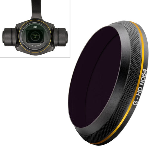 PGYTECH X4S-HD ND64 Gold-edge Lens Filter for DJI Inspire 2 / X4S Gimbal Camera Drone Accessories -  by PGYTECH | Online Shopping South Africa | PMC Jewellery | Buy Now Pay Later Mobicred