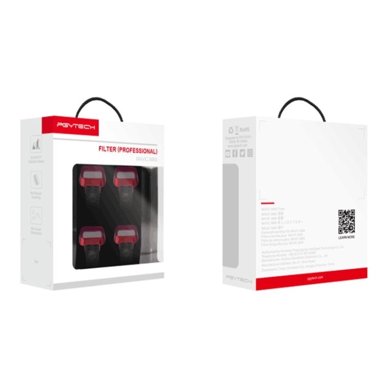 4 PCS PGYTECH P-12A-019 ND8 / 16 / 32 / 64 Dimming Lens Filter Set for DJI Mavic Mini Drone Accessories - free shipping - PMC TechLife - Order now!