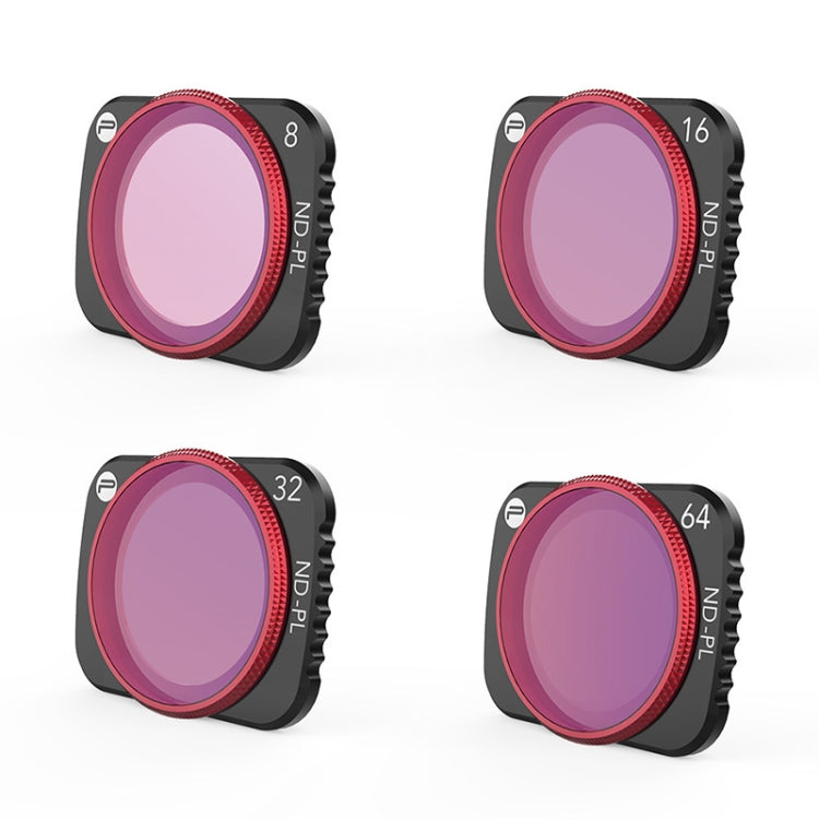 4 PCS PGYTECH P-16A-035 NDPL8 / 16 / 32 / 64 Lens Filter for DJI Mavic Air 2 Drone Accessories - free shipping - PMC TechLife - Order now!