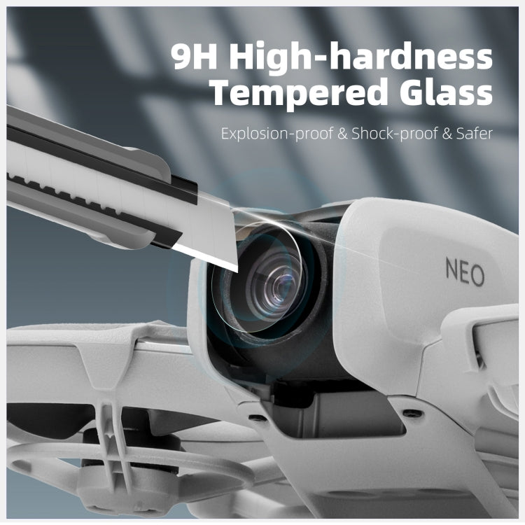 For DJI Neo Sunnylife 2pcs Tempered Glass Drone Lens Film (Transparent) - free shipping - PMC TechLife - Order now!
