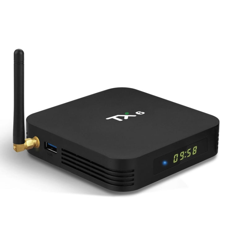 TX6 HD TV Box Media Player, Android 7.1 / 9.0 System, Allwinner H6, up to 1.5GHz, Quad-core ARM Cortex-A53, 2GB + 16GB, Support Bluetooth, WiFi, RJ45, AU Plug - Allwinner H6 by PMC Jewellery | Online Shopping South Africa | PMC Jewellery | Buy Now Pay Later Mobicred