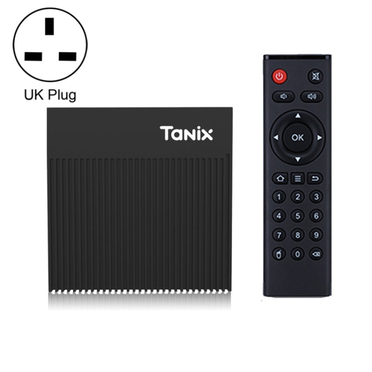 Tanix X4 Android 11 Smart TV Box, Amlogic S905X4 Quad Core, 4GB+64GB, Dual Wifi, BT(UK Plug) - Amlogic S905 by PMC TechLife | Online Shopping South Africa | PMC TechLife | Buy Now Pay Later Mobicred