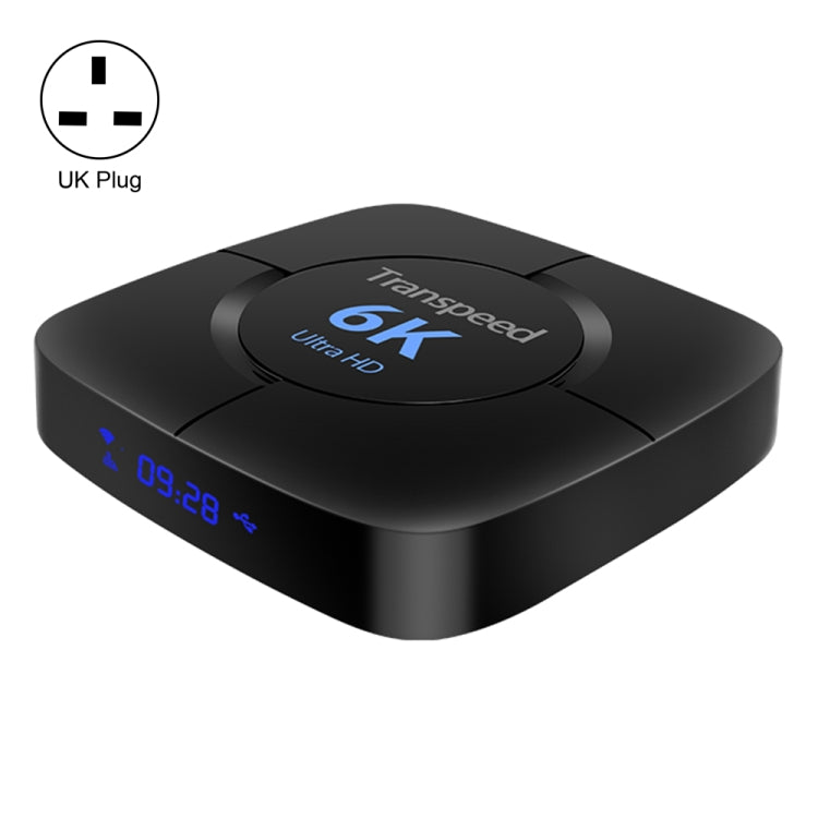 6K UHD Smart TV Box, Android 10.0, Allwinner H616 Quad Core, 2GB+8GB,UK Plug - Allwinner H6 by PMC Jewellery | Online Shopping South Africa | PMC Jewellery | Buy Now Pay Later Mobicred