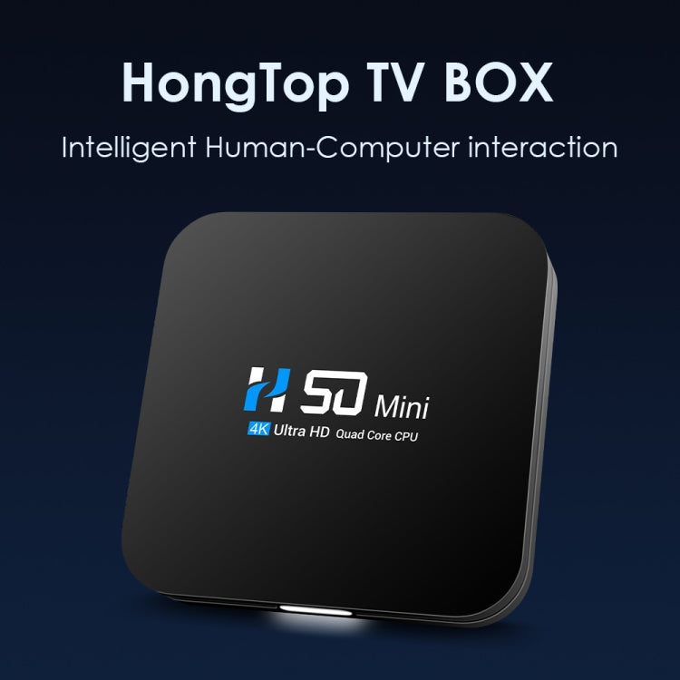 H50 Mini 4K Smart Network TV Box, Android 10.0, RK3318 Quad Core, 2GB+8GB, AU Plug - RK3318 by PMC TechLife | Online Shopping South Africa | PMC TechLife | Buy Now Pay Later Mobicred