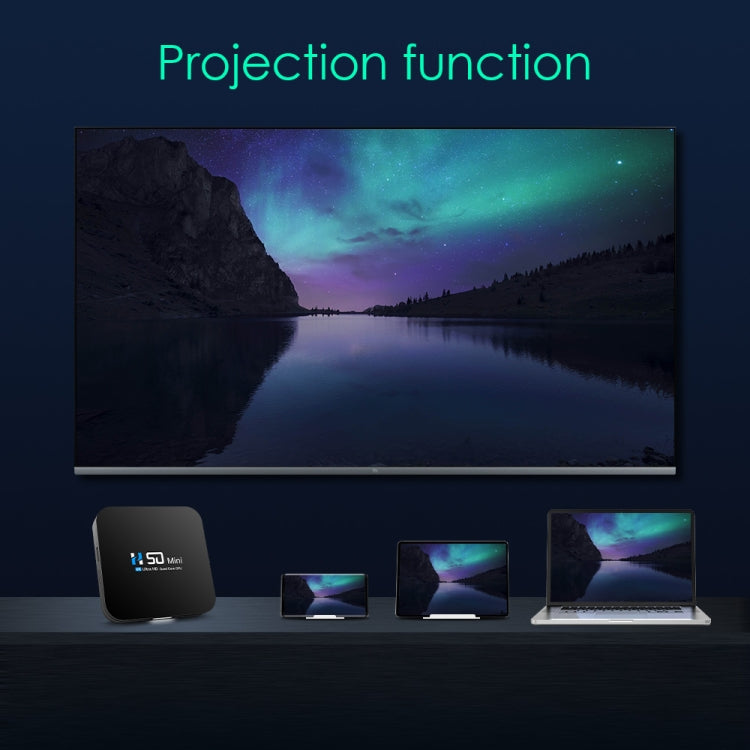 H50 Mini 4K Smart Network TV Box, Android 10.0, RK3318 Quad Core, 2GB+16GB, AU Plug - RK3318 by PMC TechLife | Online Shopping South Africa | PMC TechLife | Buy Now Pay Later Mobicred