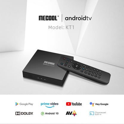 MECOOL KT1 DVB S2 Android 10.0 Smart TV Set Top Box, Amlogic S905X4-B Quad Core ARM Cortex-A55, 2GB+16GB, Dual Band WiFi, Bluetooth(UK Plug) - Amlogic S905 by MECOOL | Online Shopping South Africa | PMC Jewellery | Buy Now Pay Later Mobicred