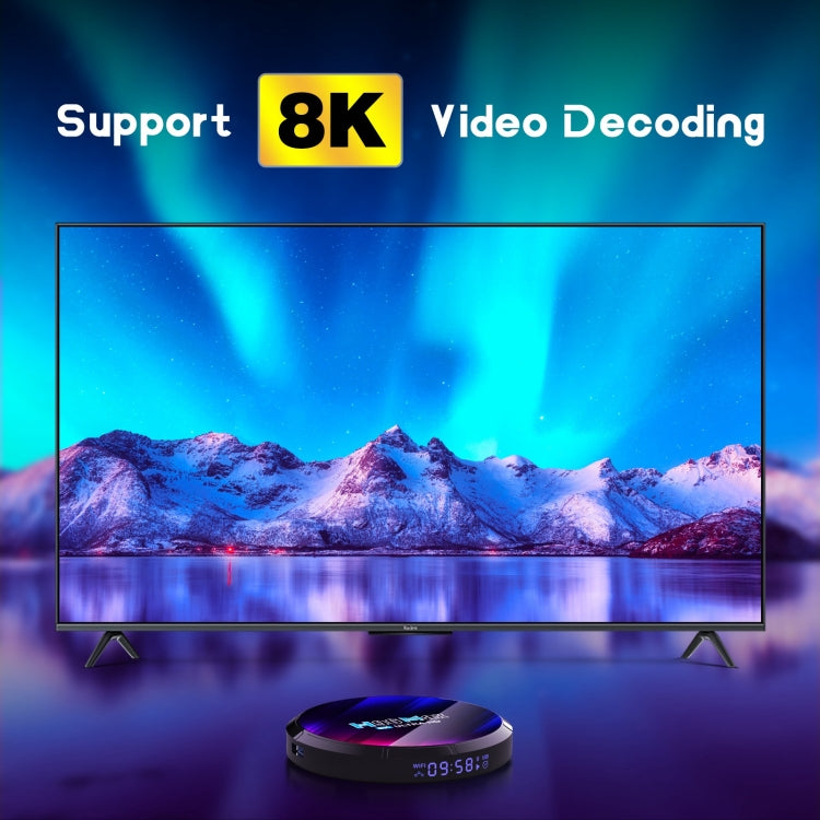 H96 Max 8K Ultra HD Smart TV Box Android 13.0 Media Player with Remote Control, RK3528 Quad-Core, 2GB+16GB(AU Plug) - RK3318 by PMC Jewellery | Online Shopping South Africa | PMC Jewellery | Buy Now Pay Later Mobicred