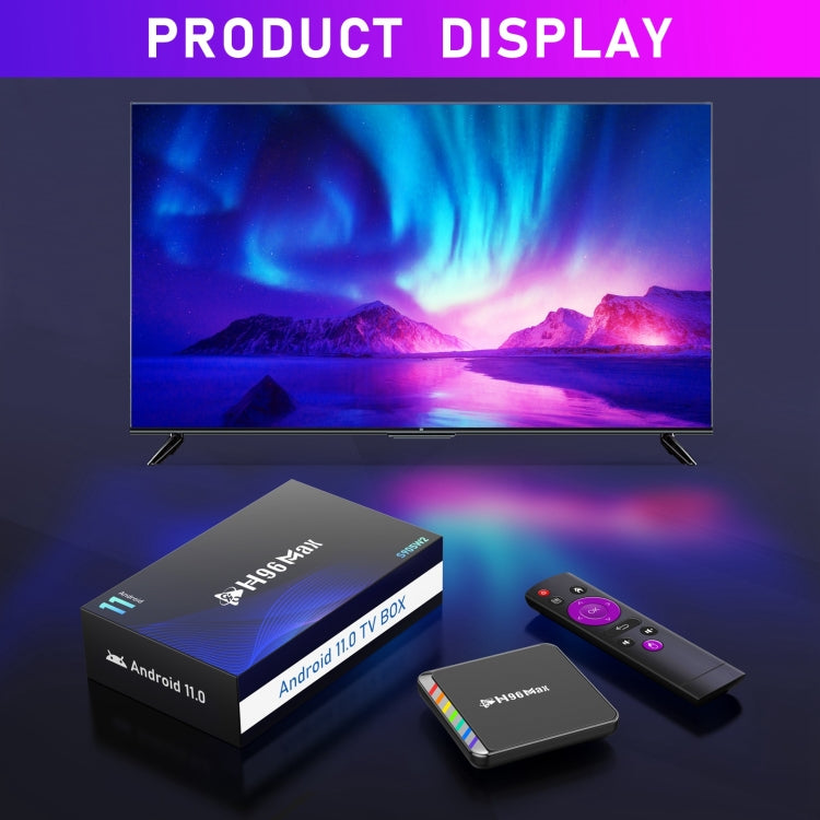 H96 Max W2 4K Ultra HD Android 11.0 Smart TV Box with Remote Control, Amlogic S905W2 Quad-Core, 2GB+16GB(US Plug) - Amlogic S905 by PMC Jewellery | Online Shopping South Africa | PMC Jewellery | Buy Now Pay Later Mobicred