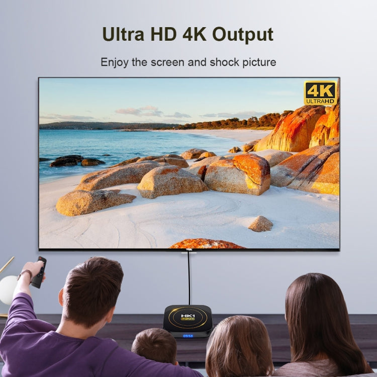 HK1 RBOX-H8S 4K Ultra HD Android 12.0 Smart TV Box with Remote Control, Allwinner H618 Quad-Core, 4GB+64GB(AU Plug) - Others by PMC TechLife | Online Shopping South Africa | PMC TechLife | Buy Now Pay Later Mobicred