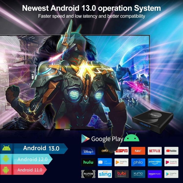 X88 Pro 13 Android 13.0 Smart TV Box with Remote Control, RK3528 Quad-Core, 2GB+16GB (AU Plug) - Others by PMC TechLife | Online Shopping South Africa | PMC TechLife | Buy Now Pay Later Mobicred