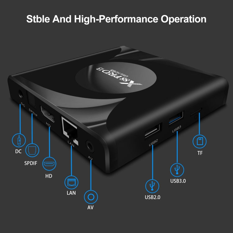 X88 Pro 13 Android 13.0 Smart TV Box with Remote Control, RK3528 Quad-Core, 2GB+16GB (EU Plug) - Others by PMC TechLife | Online Shopping South Africa | PMC TechLife | Buy Now Pay Later Mobicred