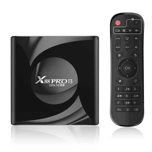 X88 Pro 13 Android 13.0 Smart TV Box with Remote Control, RK3528 Quad-Core, 4G+32GB(UK Plug) - Others by PMC Jewellery | Online Shopping South Africa | PMC Jewellery | Buy Now Pay Later Mobicred