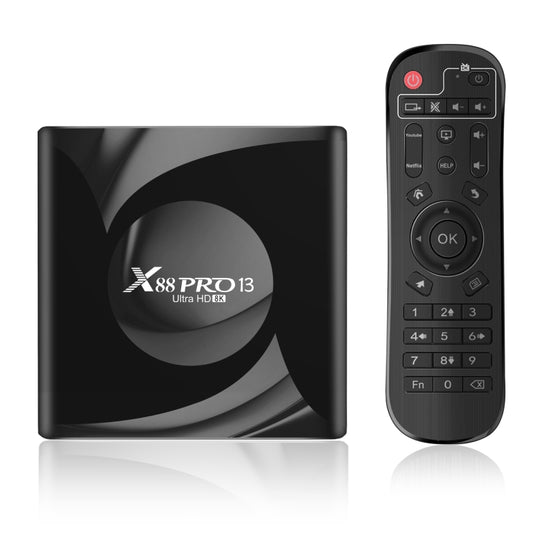 X88 Pro 13 Android 13.0 Smart TV Box with Remote Control, RK3528 Quad-Core, 4G+32GB(US Plug) - Others by PMC Jewellery | Online Shopping South Africa | PMC Jewellery | Buy Now Pay Later Mobicred