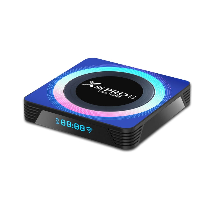 Acrylic X88 Pro 13 8K Ultra HD Android 13.0 Smart TV Box with Remote Control, RK3528 Quad-Core, 2GB+16GB(US Plug) - Others by PMC TechLife | Online Shopping South Africa | PMC TechLife | Buy Now Pay Later Mobicred