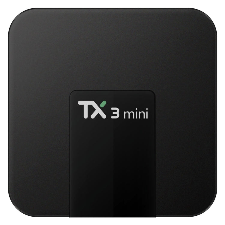 TX3 Mini 4K*2K Display HD Smart TV BOX Player with Remote Controller, Android 7.1 OS Amlogic S905W up to 2.0 GHz, Quad core ARM Cortex-A53, RAM: 2GB DDR3, ROM: 16GB, Supports WiFi & TF & AV In & DC In, UK Plug(Black) - Amlogic S905 by PMC Jewellery | Online Shopping South Africa | PMC Jewellery | Buy Now Pay Later Mobicred