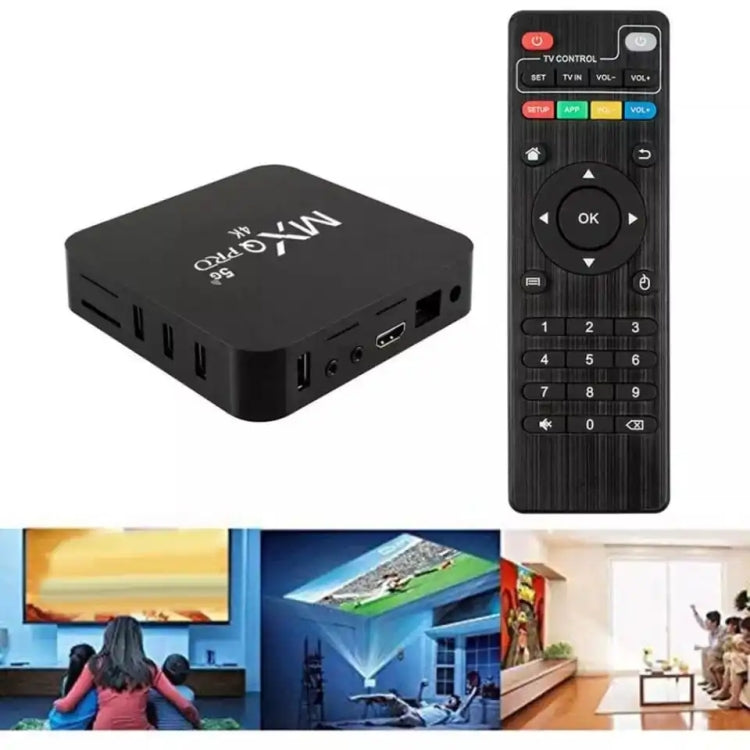 MXQ Pro 4K TV Box Rockchip RK3228A Quad Core CPU Android 7.1, 1GB+8GB wtih Remote Control, UK Plug - RK3228A by PMC TechLife | Online Shopping South Africa | PMC TechLife | Buy Now Pay Later Mobicred