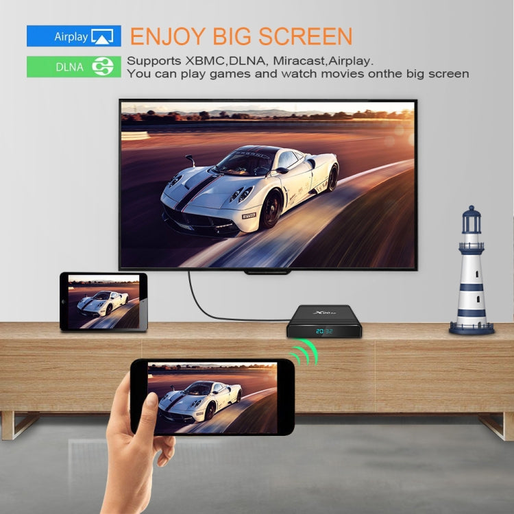 X96 Air 8K Smart TV BOX Android 9.0 Media Player with Remote Control, Quad-core Amlogic S905X3, RAM: 2GB, ROM: 16GB, Dual Band WiFi, US Plug - Amlogic S905 by PMC TechLife | Online Shopping South Africa | PMC TechLife | Buy Now Pay Later Mobicred