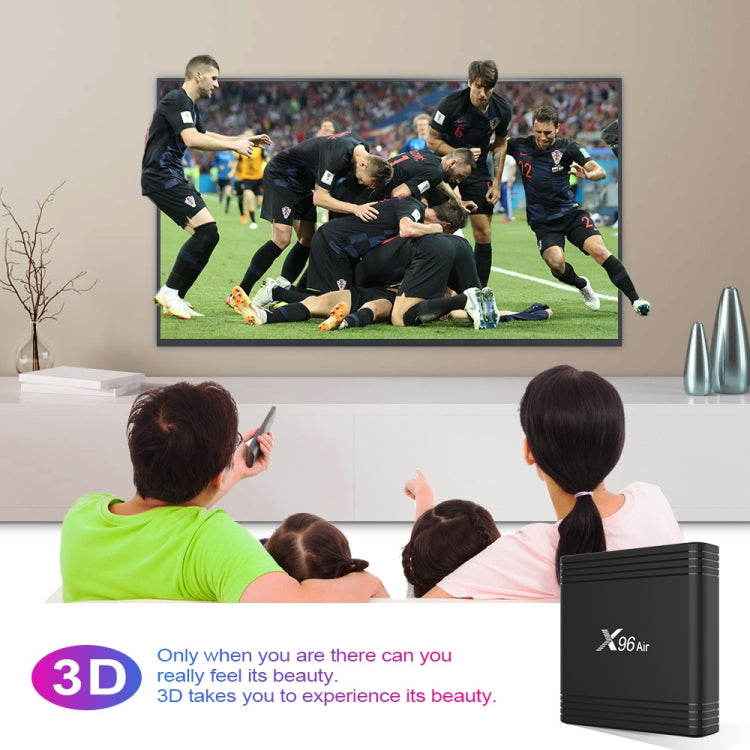 X96 Air 8K Smart TV BOX Android 9.0 Media Player with Remote Control, Quad-core Amlogic S905X3, RAM: 4GB, ROM: 32GB, Dual Band WiFi, Bluetooth, UK Plug - Amlogic S905 by PMC TechLife | Online Shopping South Africa | PMC TechLife | Buy Now Pay Later Mobicred