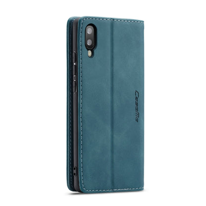 CaseMe-013 Multifunctional Horizontal Flip Leather Case with Card Slot & Holder for Galaxy M10(Blue) - Galaxy Phone Cases by CaseMe | Online Shopping South Africa | PMC Jewellery | Buy Now Pay Later Mobicred