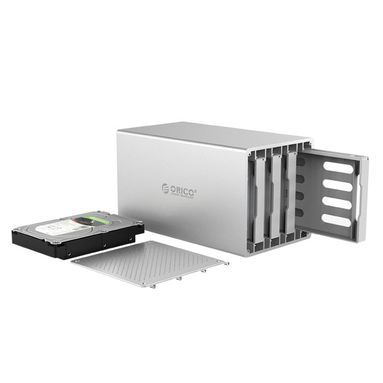 ORICO Honeycomb Series WS400C3 SATA 3.5 inch USB-C / Type-C 4 Bays Aluminum Alloy HDD / SSD Enclosure, The Maximum Support Capacity: 40TB - HDD Enclosure by ORICO | Online Shopping South Africa | PMC TechLife | Buy Now Pay Later Mobicred