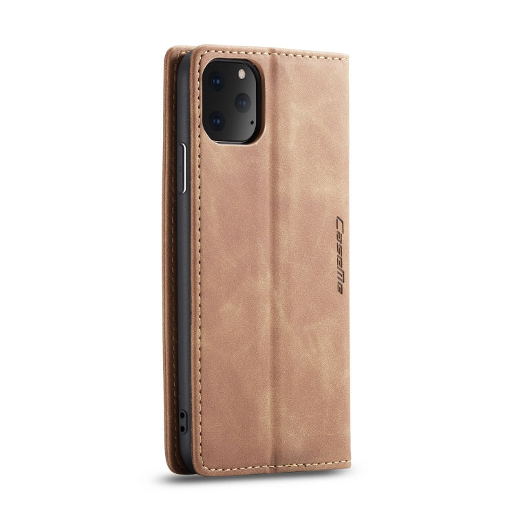 CaseMe-013 Multifunctional Horizontal Flip Leather Case with Card Slot & Holder & Wallet for iPhone 11 Pro(Brown) - iPhone 11 Pro Cases by CaseMe | Online Shopping South Africa | PMC Jewellery | Buy Now Pay Later Mobicred