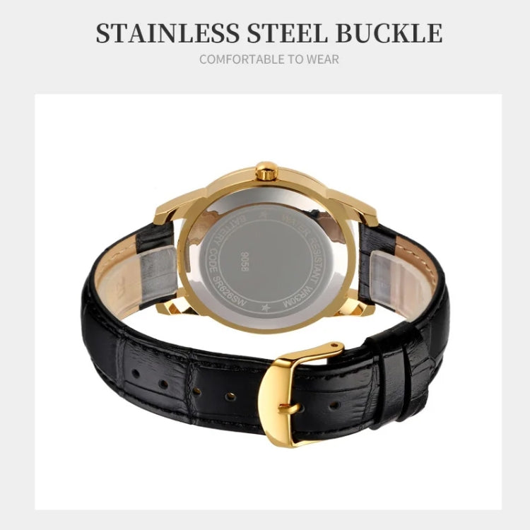 SKMEI 9058 Multifunctional Outdoor Fashion Waterproof Silver Shell Quartz Wrist Watch (Men Style Black Face Black Strap) - free shipping - PMC TechLife - Order now!