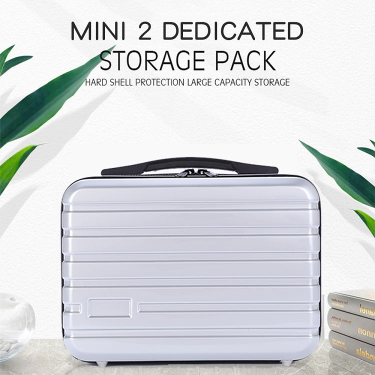 ls-S004 Portable Waterproof Drone Handbag Storage Bag for DJI Mavic Mini 2(Silver +Red Liner) - free shipping - PMC TechLife - Order now!