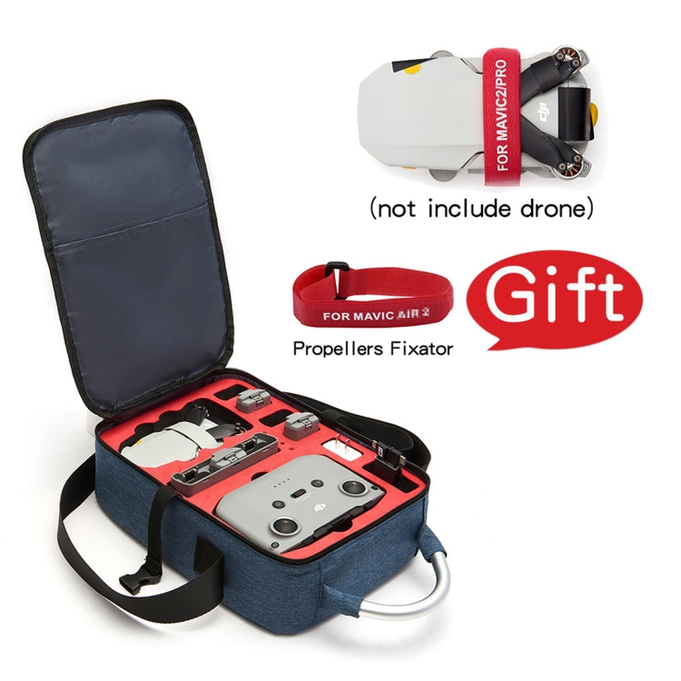 Portable Waterproof Drone Shoulder Storage Bag for DJI Mavic Mini 2(Blue) - Backpacks & Bags by PMC TechLife | Online Shopping South Africa | PMC TechLife | Buy Now Pay Later Mobicred